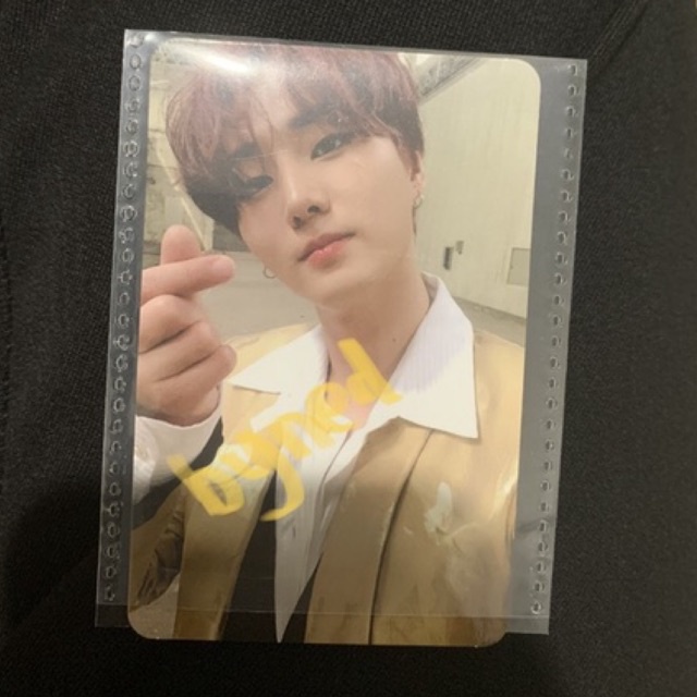 DAY6 Young K Photocard Entropy Jas Kuning Heart PC