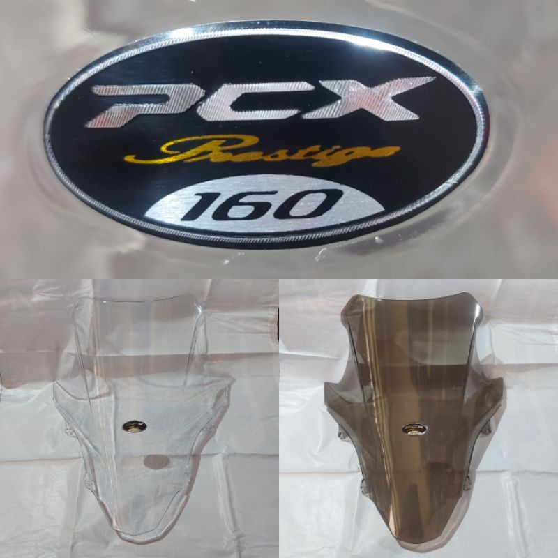 WINDSHIELD VISOR PCX 160 2021 - 2022 PANJANG TRANSPARAN