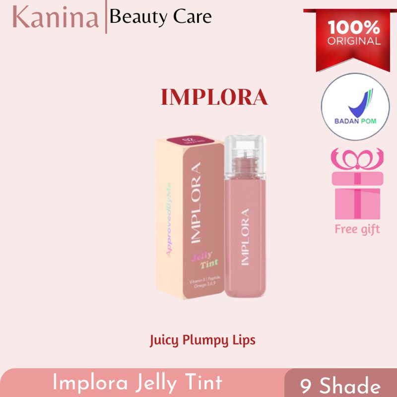 Implora Jelly Tint Lip Tint 5 ml Mariposa Sangira True Vintage| Lip Tint Glossy