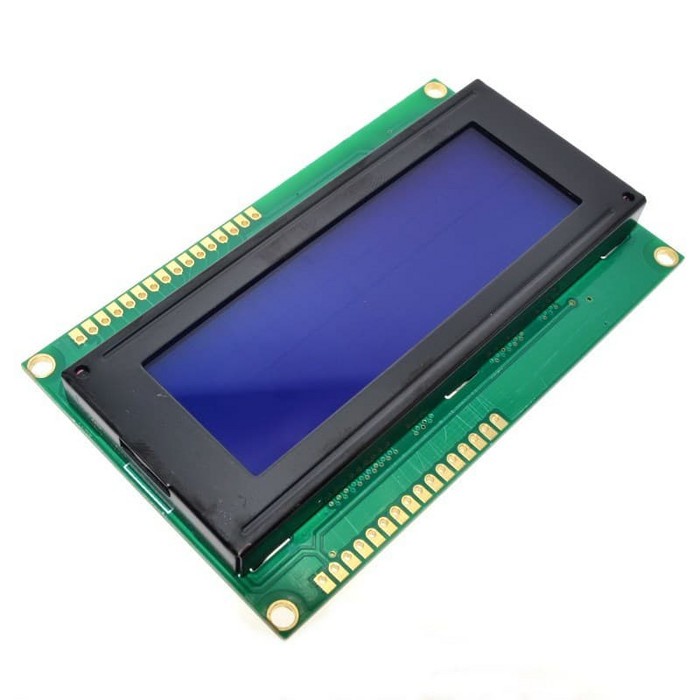 LCD character karakter 4X20 20x4 20 x 4 2004 20*4 BIRU blue backlight