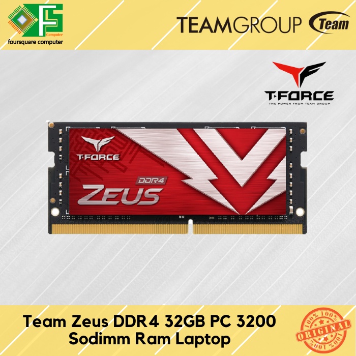 Team Zeus Sodimm DDR4 32GB PC 3200 | Ram Laptop DDR4 16 GB 25600 Mhz