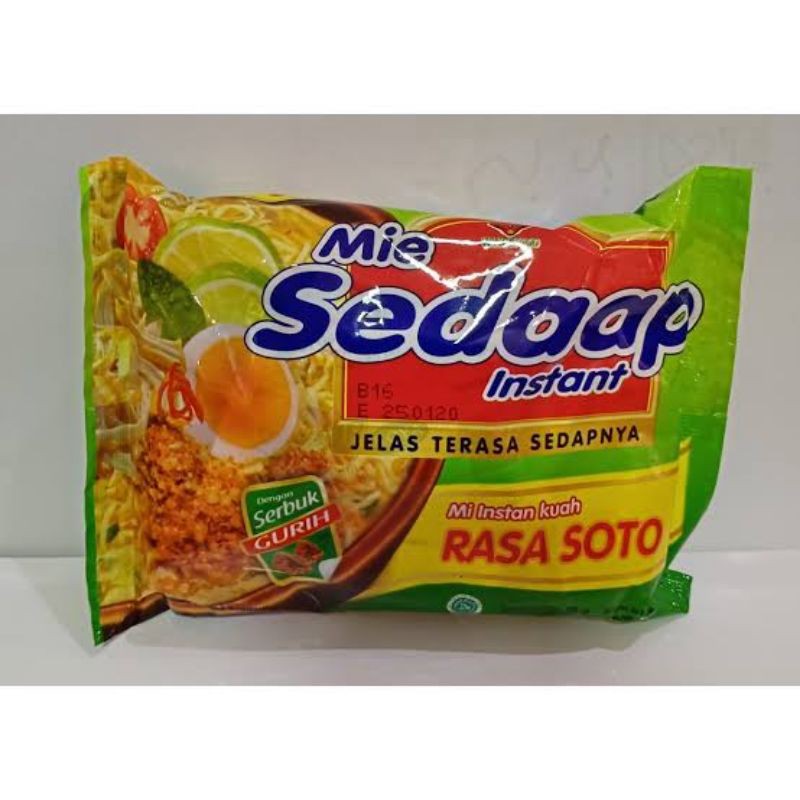 

MIE SEDAP SOTO MIE | MIE INSTAN HARGA SATUAN 75G