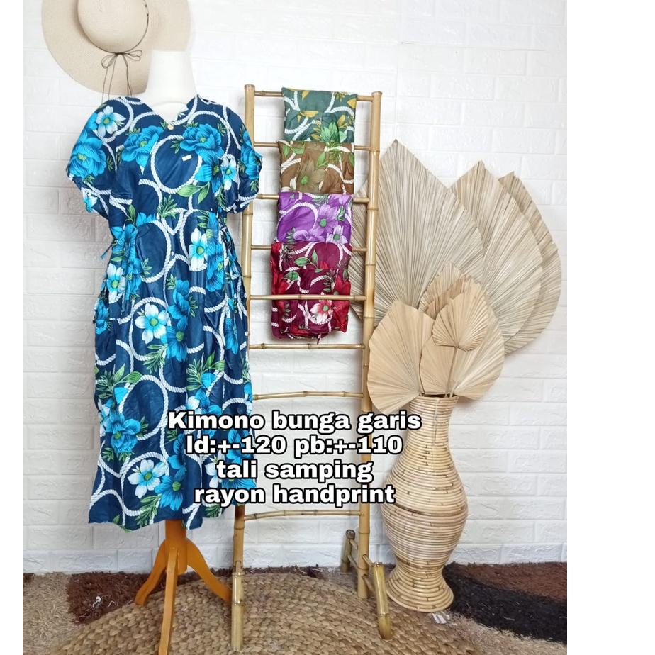 Hot Sell.. DASTER KIMONO Baju Daster Dress Dres Drees Dresss Rayon Kimono Bali Busui Pendek Premium 
