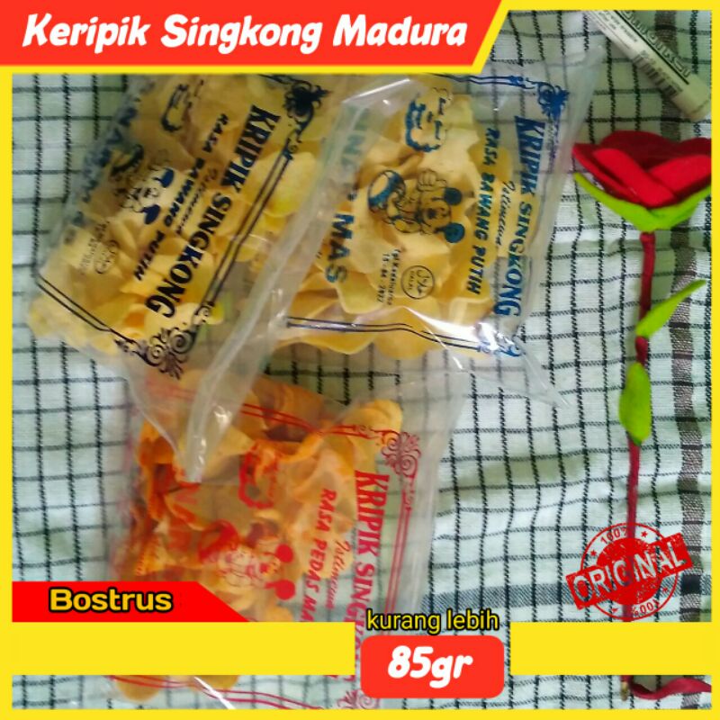 

Keripik Singkong Madura - SINAR MAS - Pedas Manis Gurih Original