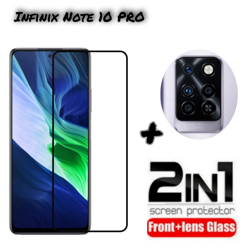 Tempered Glass INFINIX Note 10 PRO NFC Free Tempered Glass Kamera Belakang Handphone