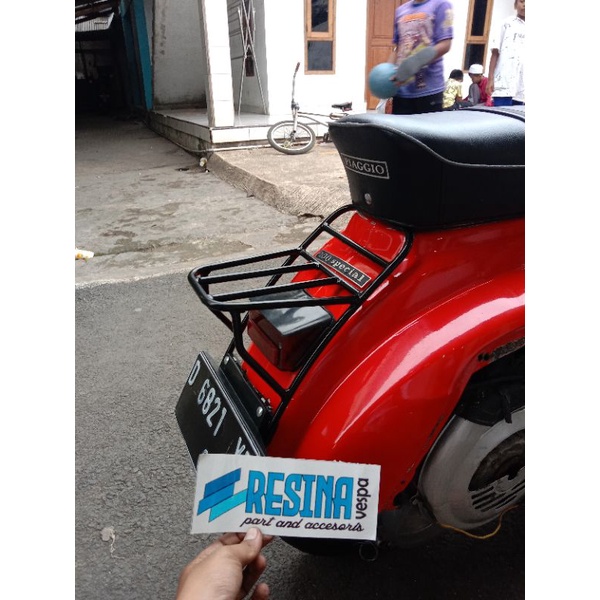 BACKRACK VESPA PTS RAK BELAKANG VESPA SMALLFRAME PTS SPECIAL DARLING SUPER SPRINT