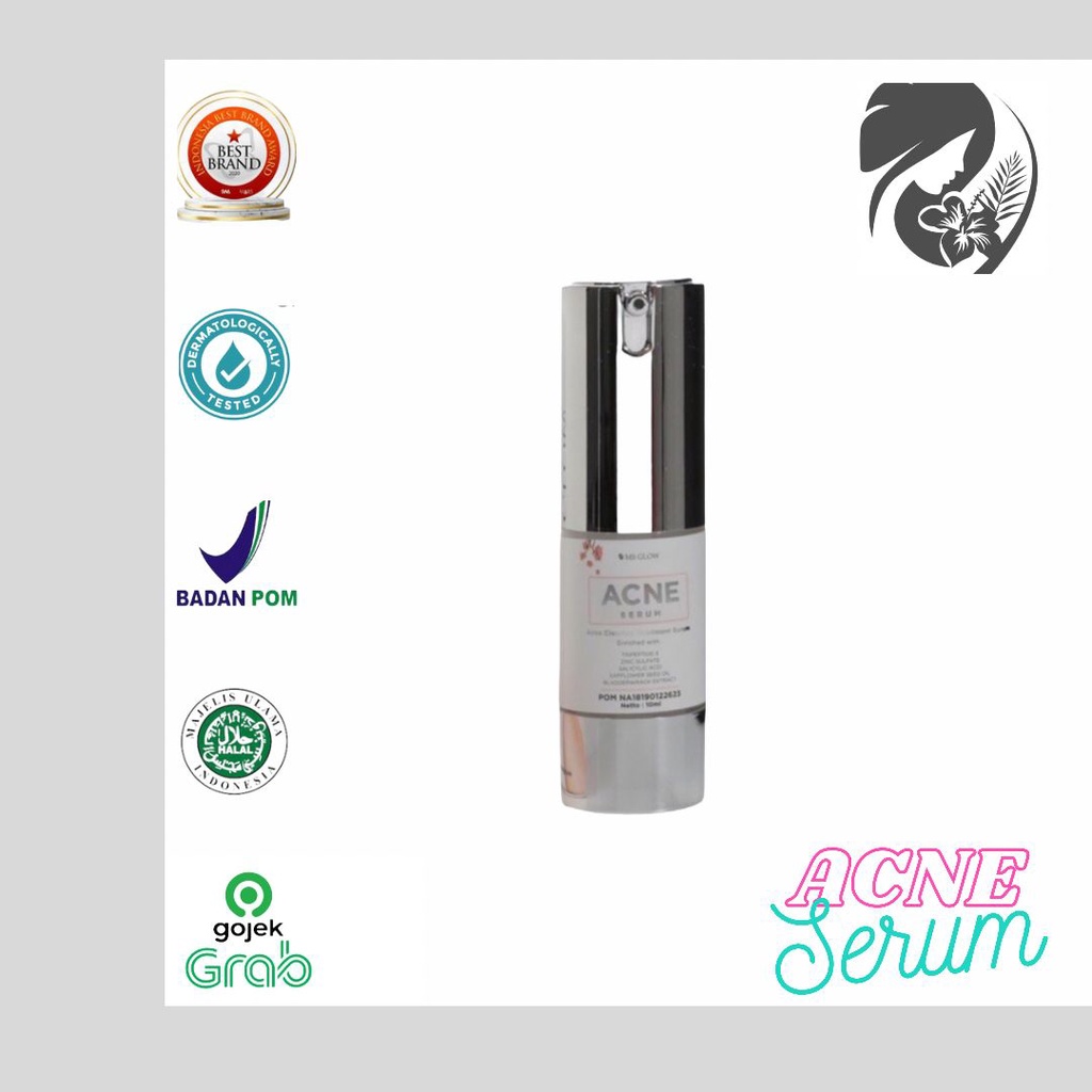 ACNE SERUM / SERUM JERAWAT MSGLOW / SERUM KULIT BERMINYAK