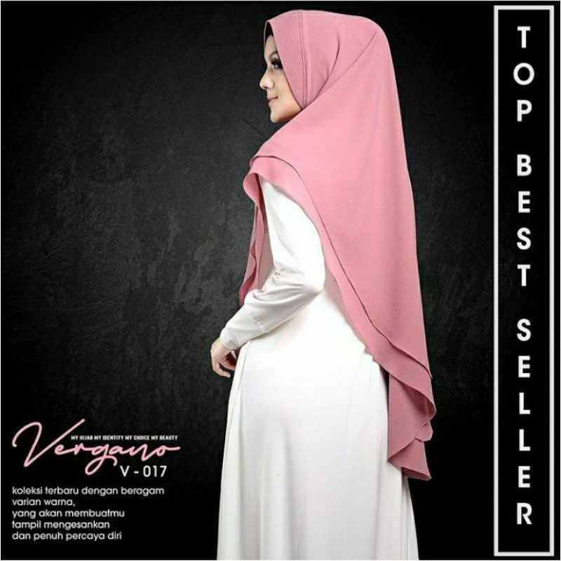 KHIMAR SERUTY SYARI V17 || ORIGINAL KHIMAR VERGANO