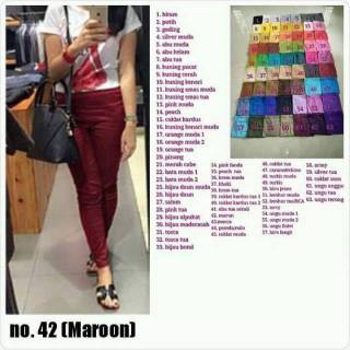  Celana  wanita 3pcs 100 000 Legging  murah  celana  hamil  