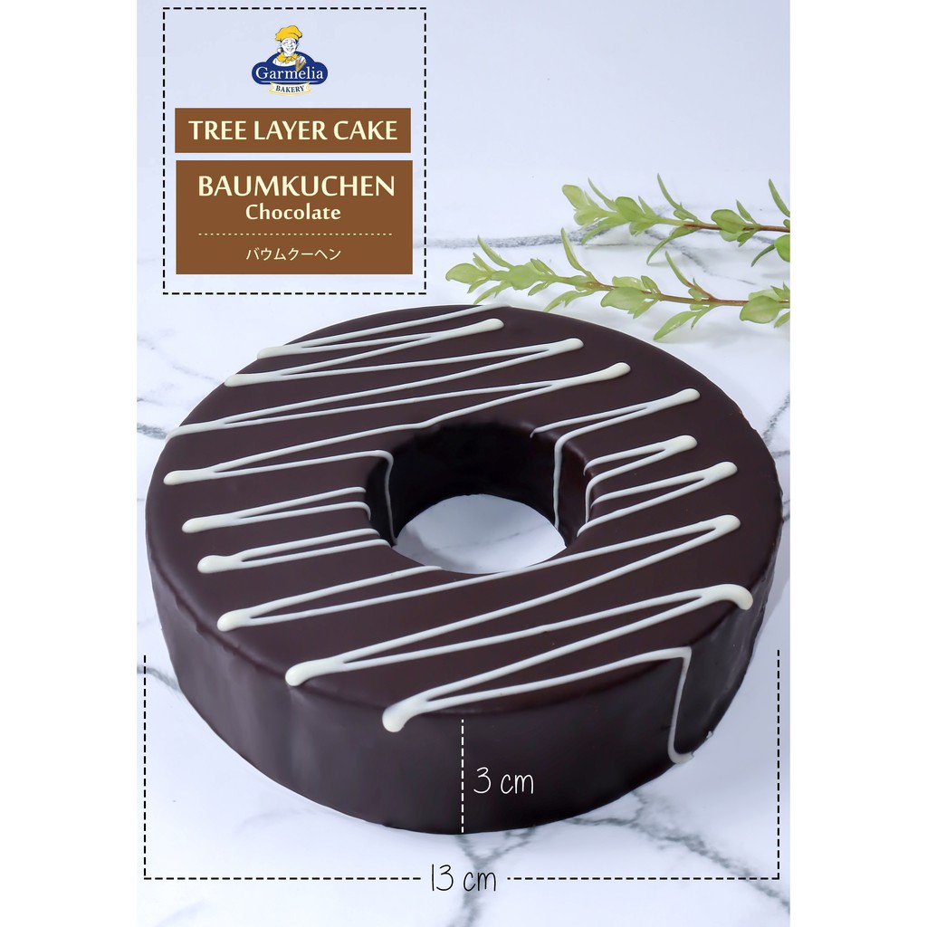 

Baumkuchen Kue Lapis Coklat - Garmelia Bakery