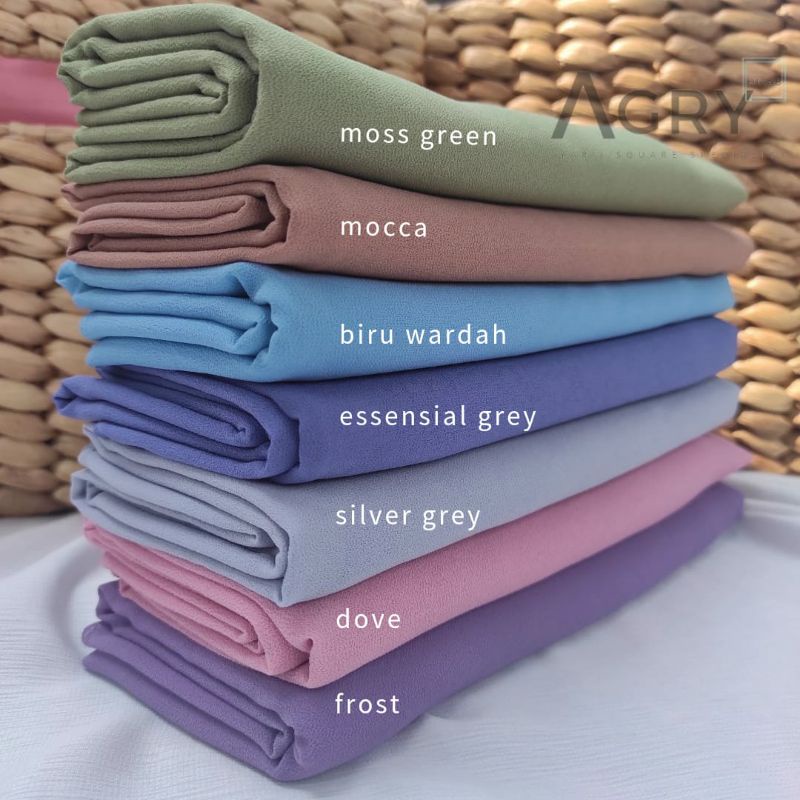 ᴀɢʀʏ Pashmina Inner 2 in 1 Ceruty Premium 180 x 75