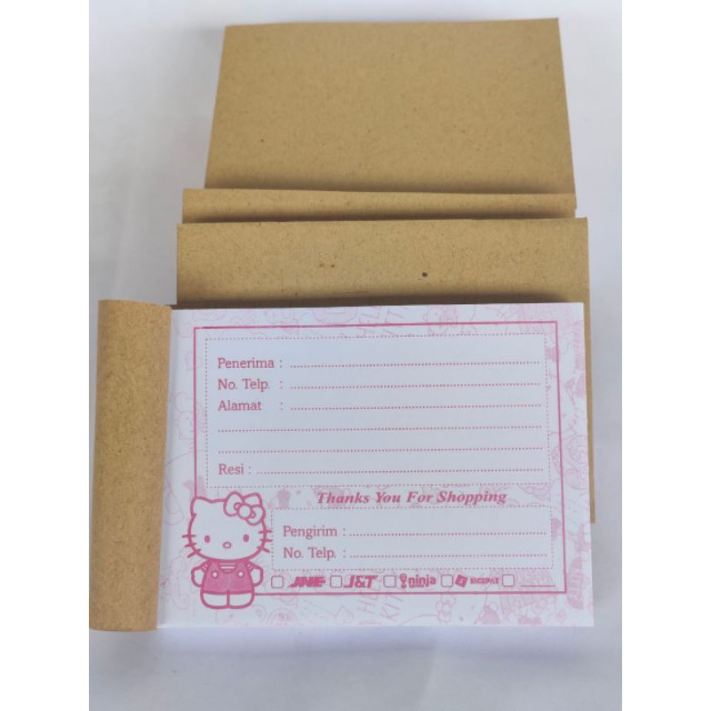 

LABEL PENGIRIMAN OLSHOP Hello Kitty Jilid