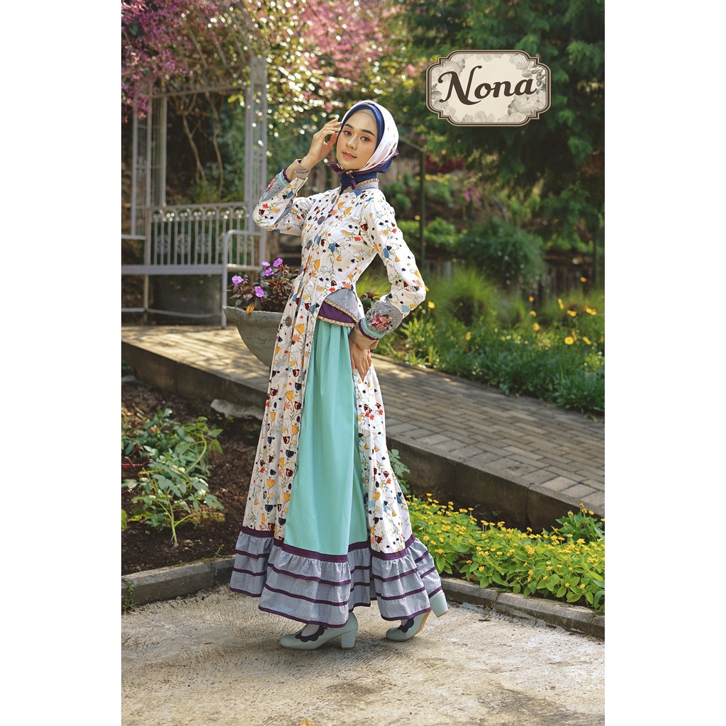 TUNEECA - GAMIS DRESS BUSANA WANITA MUSLIMAH BRANDED PREMIUM TUNEECA NONA SERI TUNEECA Her Joyfulnes