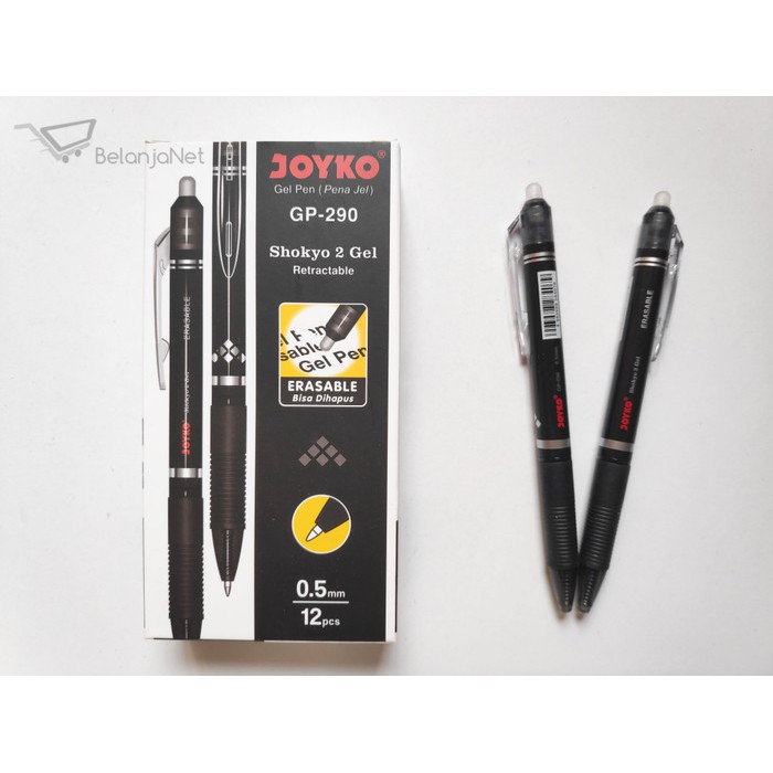 Erasable Gel Pen Pulpen Bisa Dihapus Joyko Shokyo 2 Gel GP-290 0.5mm [LUSIN]