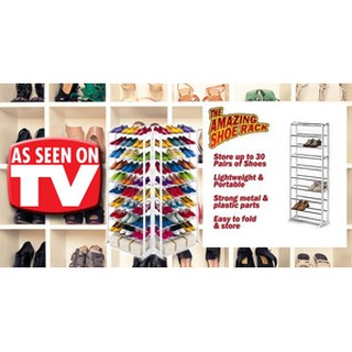 Amazing Shoe Rack Rak Sepatu Lipat Shoes Organiser As Seen On Tv Unik Shopee Indonesia