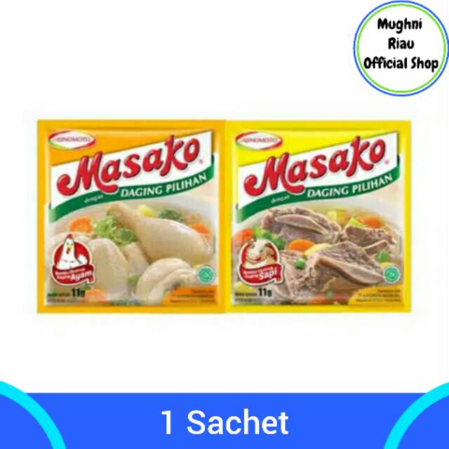 

Masako Penyedap Rasa 10gr per 6pcs