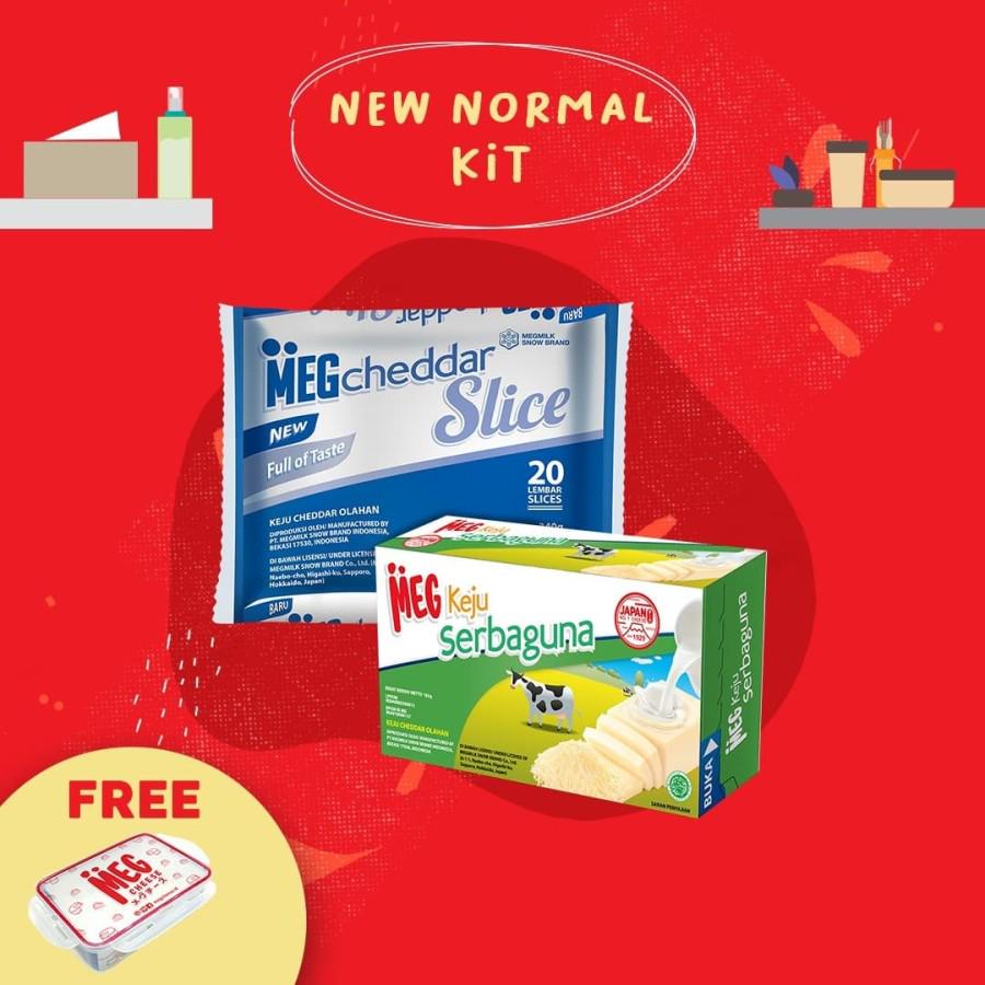 

MEG Starter Pack - Keju Serbaguna 165 gr & Cheddar Slice 20 (New Normal)