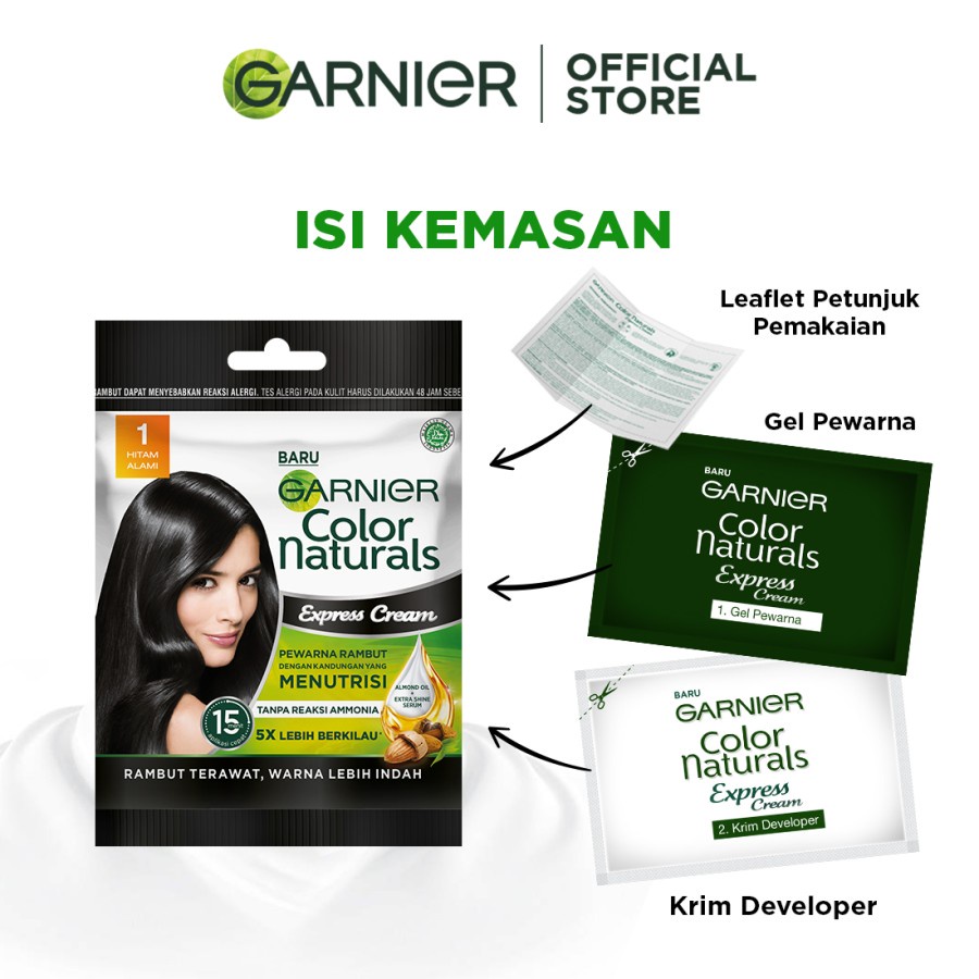 Garnier Color Natural Hair pewarna rambut warna Alami