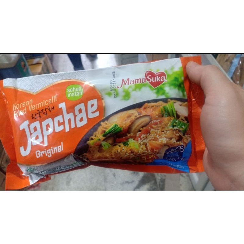 mamasuka Japchae original Sohun Goreng Instan Khas Korea