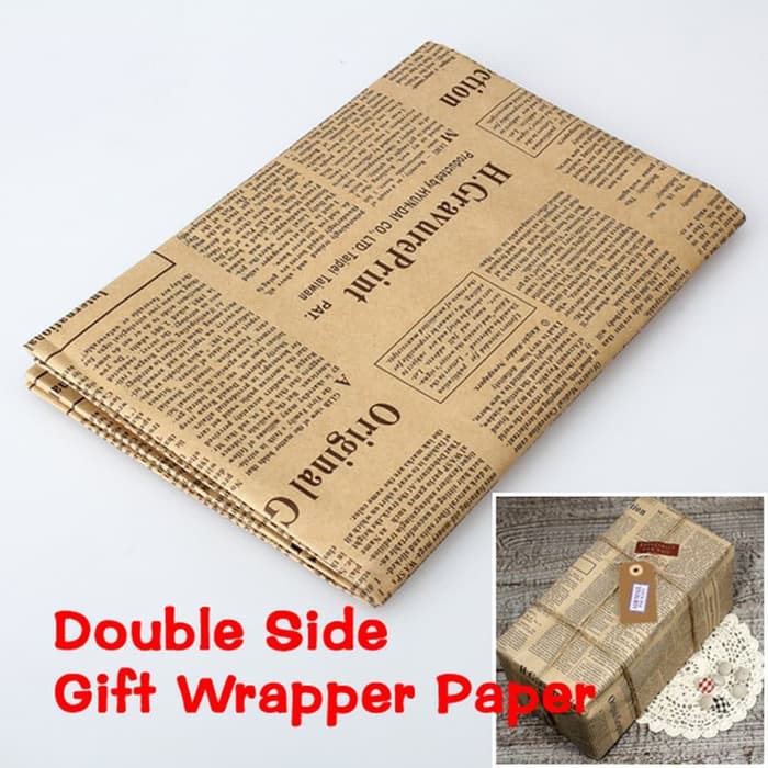 Vintage Newspaper - Vintage Gift Wrapper