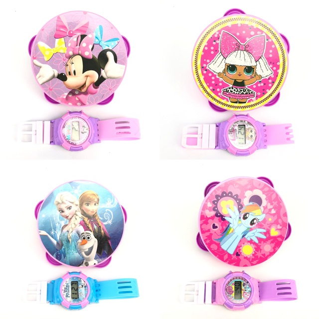 ［Ready Stock］Jam tangan anak set Rebana Party Toys  5558