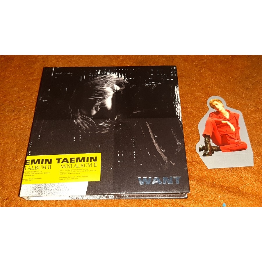 Album Taemin Want Black Want Version (Booked)