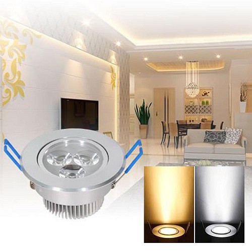 LAMPU DOWNLIGHT 3WATT 3MATA LED CEILING LIGHT 3 WATT PUTIH DAN WW / DOWNLIGHT LED 3 MATA