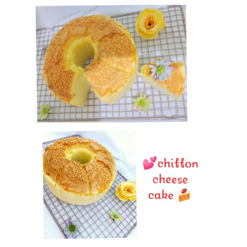 

chiffon cheese cake / chiffon cake keju / sifon keju / siffon cheese / siffon keju
