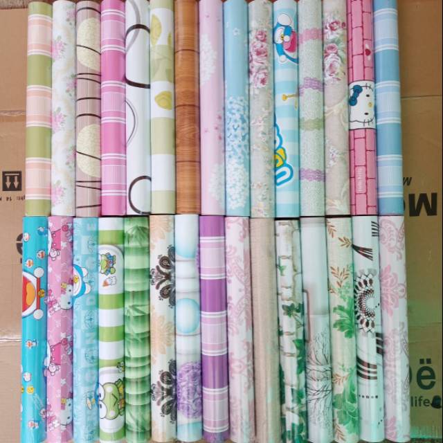 Wallpaper dinding 45cm X 10m