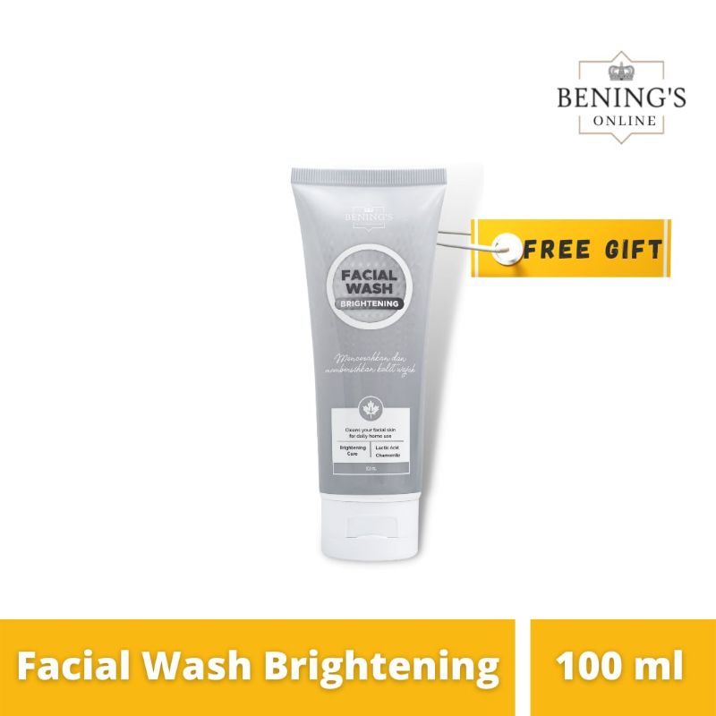 BENINGS SKINCARE BY DR.OKY PRATAMA PAKET BRIGHTENING (BENINGS CLINIC) BENING PAKET PENCERAH DAN GLOWING-BRIGHT FACIAL WASH