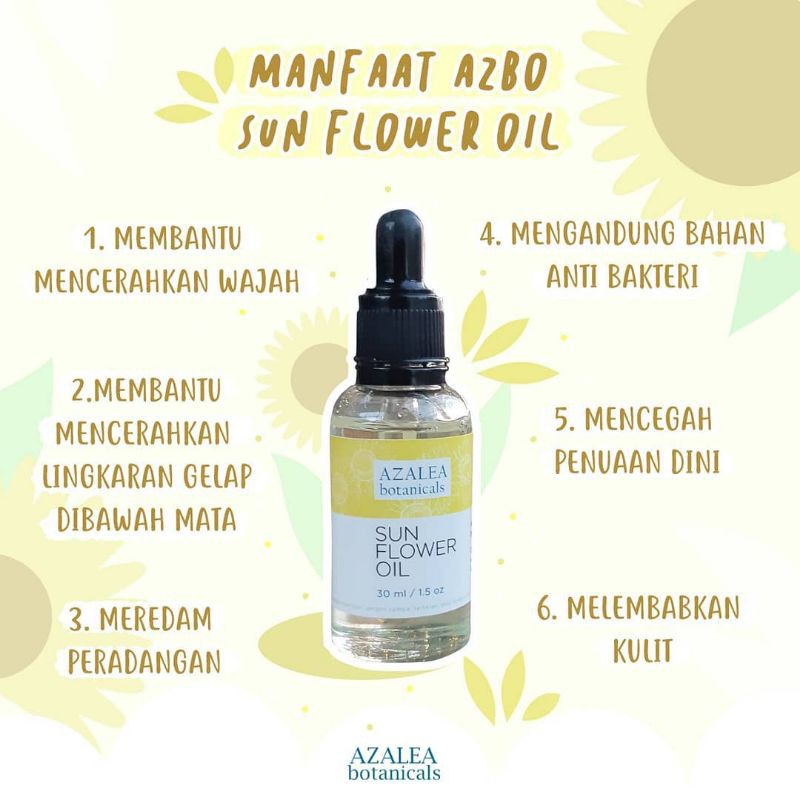 SUN FLOWER OIL / SERUM FACE OIL AZBO