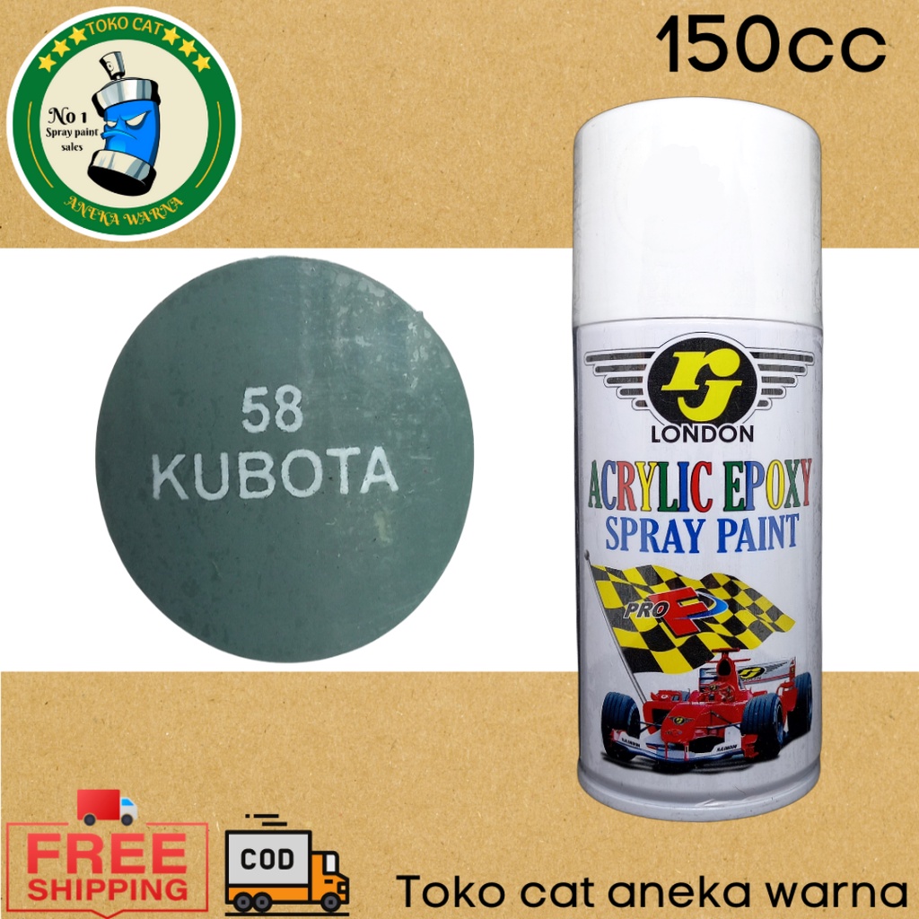 cat semprot 150cc rj london kubota grey abu tua spray paint pilox pilok