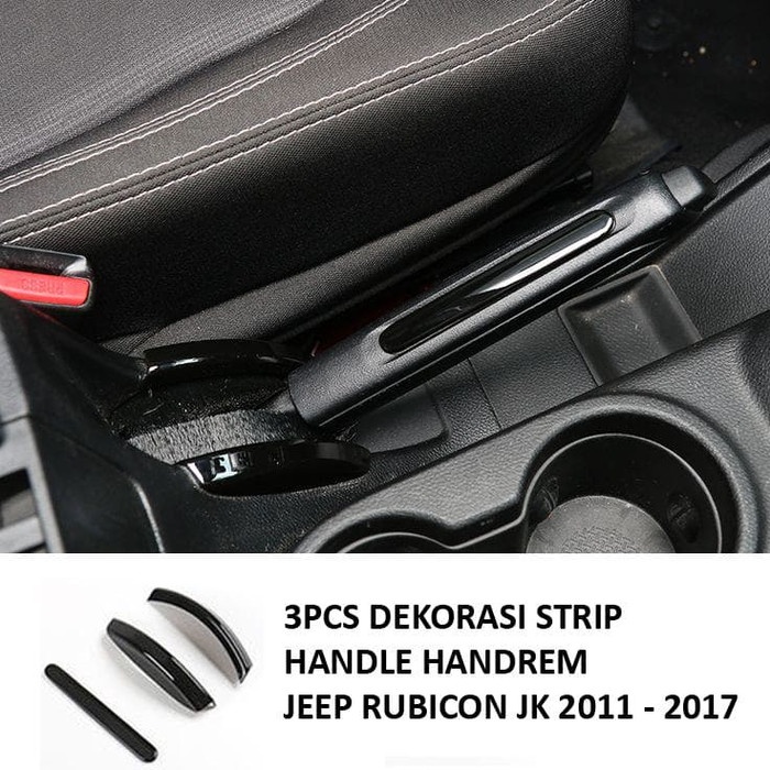 VARIASI COVER HANDLE HANDREM HITAM AKSESORIS JEEP WRANGLER RUBICON JK