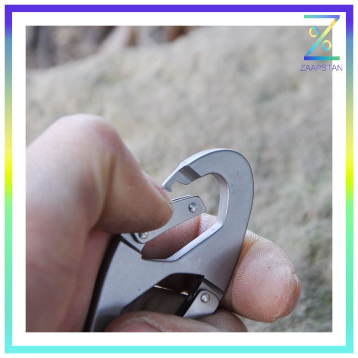 Carabiner Mountaineering 8 Shaped - L301218 - Silver