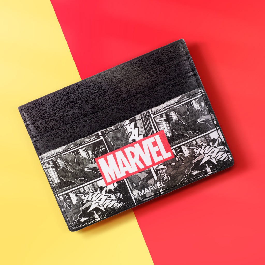 MINISO Colourfull card wallet marvel. Dompet kartu miniso ready surabaya