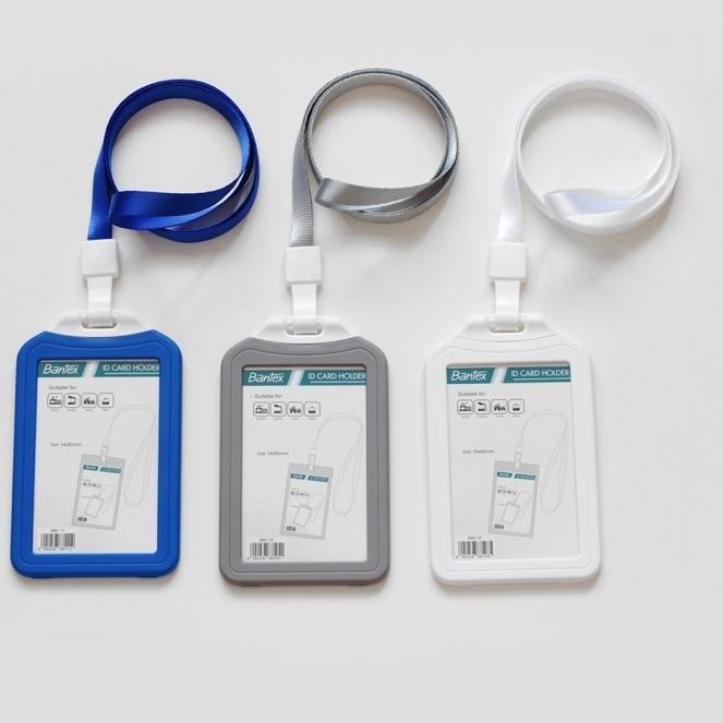 

((U-IVU_»)) [Zada] Bantex Dual Side ID Card Holder Lanyard Portrait #8881-proses cepat