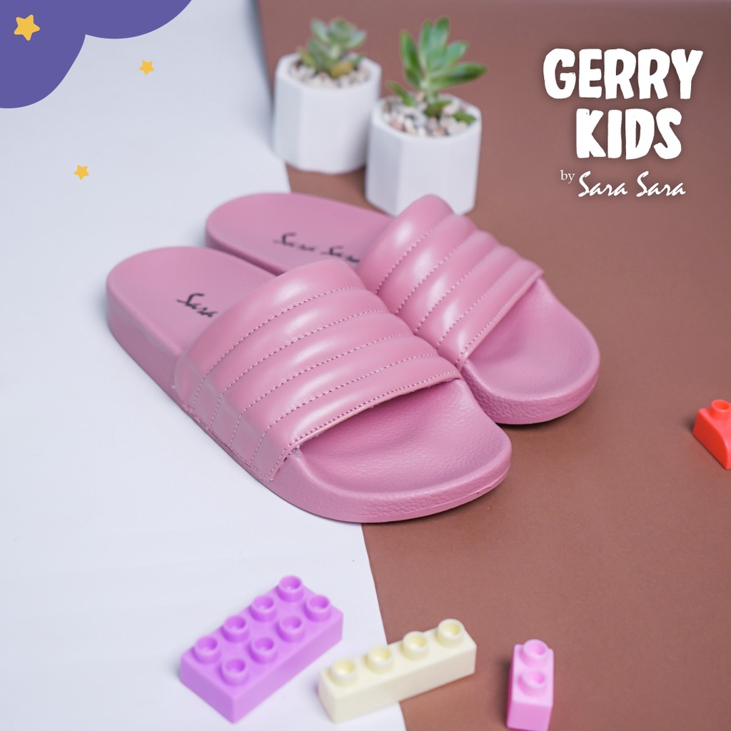 Sara Sara GERRY KIDS TG Sandal Slide Anak Tanggung Casual Sendal Slop Anak Cewek Sandal Karet Selop Kekinian