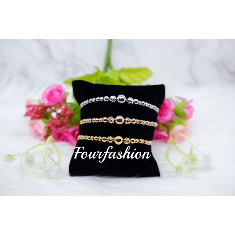 Fourfashion Gelang Tangan Tali Serut Motif Biji Lada Premium TS022