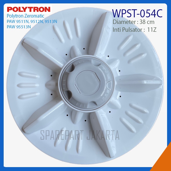 Pulsator Polytron zeromatic 38cm 11z 9511N/ 9512N TERMURAH /sparepart kulkas ac /1 tabung 2 tabung/ 