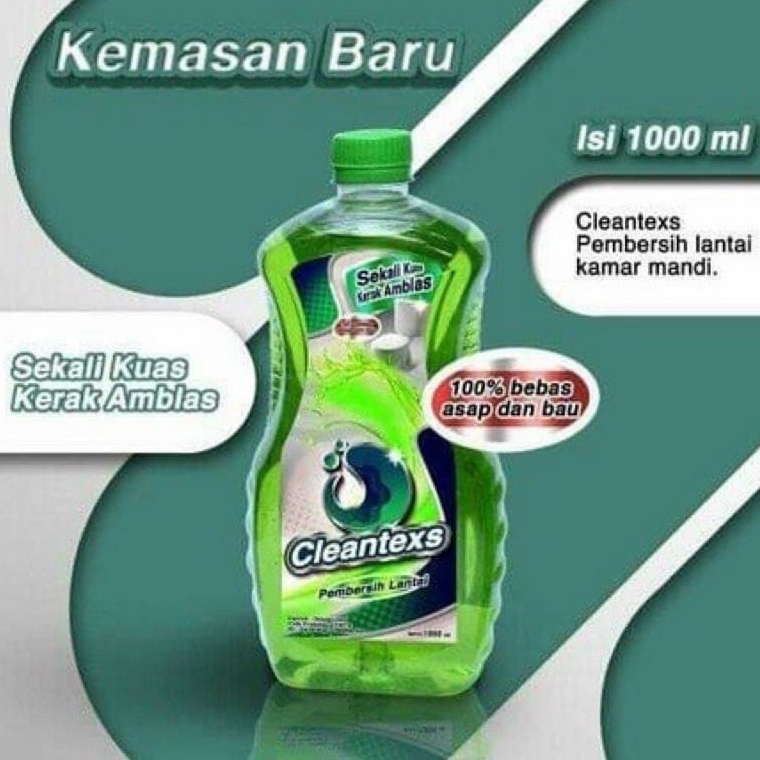 CLEANTEX CLEAN TEX CLEAN TEXS CLEANTEXS CLEAN-TEXS PEMBERSIH KERAK KAMAR MANDI KEMASAN 1500ML