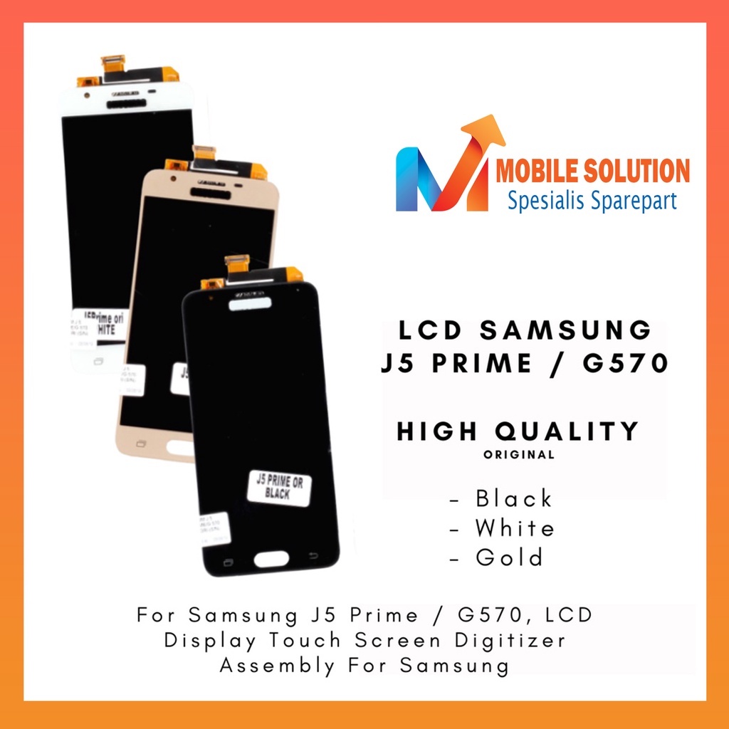 Grosir LCD Samsung J5 Prime G570 100% Fullset Touchscreen Garansi 1 Bulan + Packing / Bubble