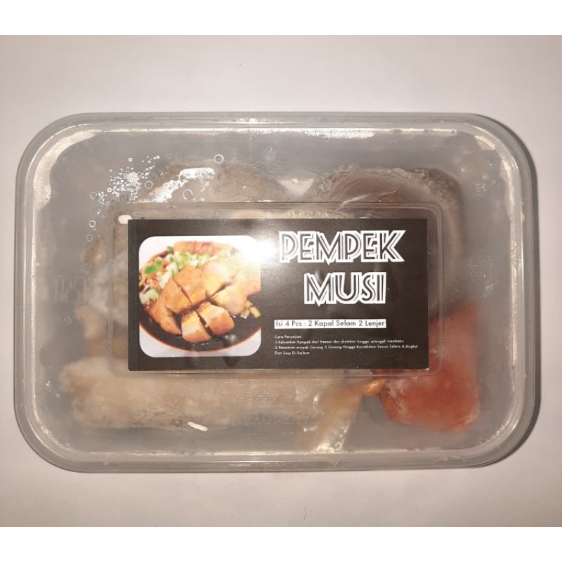 

Pempek Musi Isi 4pcs+Kuah+Sambal