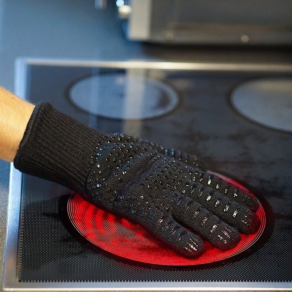 BISA COD Sarung Tangan Anti Pisau Dan Anti Panas Heat Resistant Oven Gloves