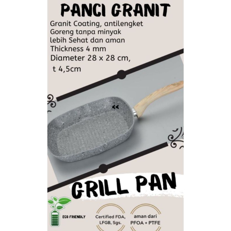 grill pan granite golden label