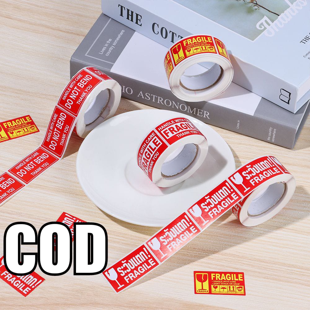 

Label Fragile murah ecer 10 pcs / label keamanan paket