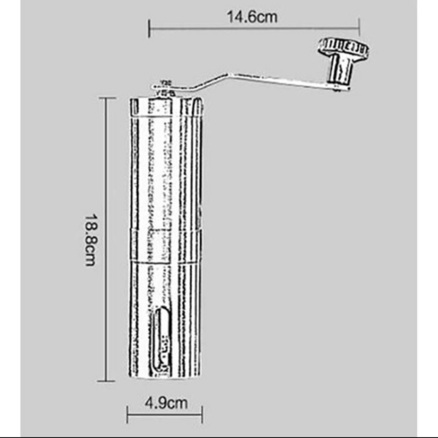 Barangunik2021-Manual Coffee Grinder Alat Penggiling Biji Kopi V60 Pour Over Keramik/Penggiling biji kopi