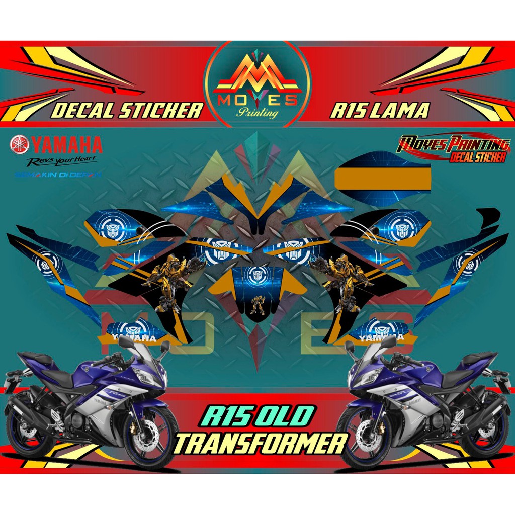 Decal R15 V2 Decal R15 V2 Stiker Decal Motor R15 V2 Fullbody