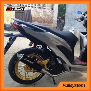 Knalpot Tridente F19 3 Suara 150cc - 155cc Fullsystem