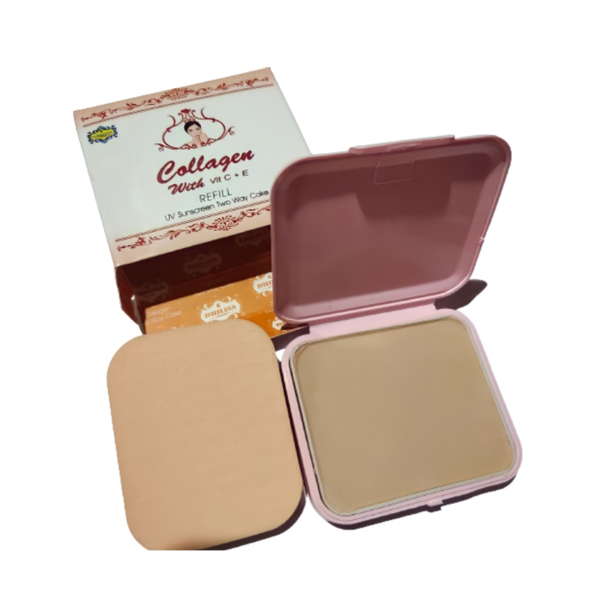 Bedak refill TWC Dhilisa COLLAGEN BPOM GIRLSNEED77