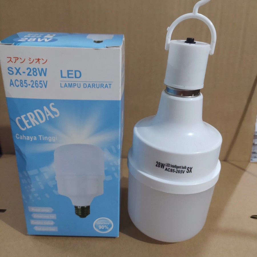 COD bohlam lampu emergency sx 28 watt/bohlam sentuh nyala/lampu darurat